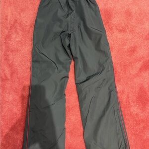 Fila Kids Black Track Pants with Red Stripe